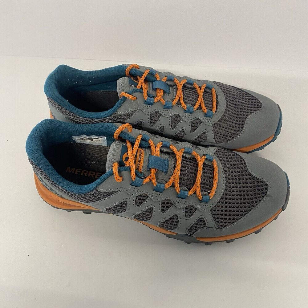 Merrell Shoes Siren 3 Aerosport Women 8.5 Gray Orange Trek Hiking Sneakers 3652 - Picture 9 of 16